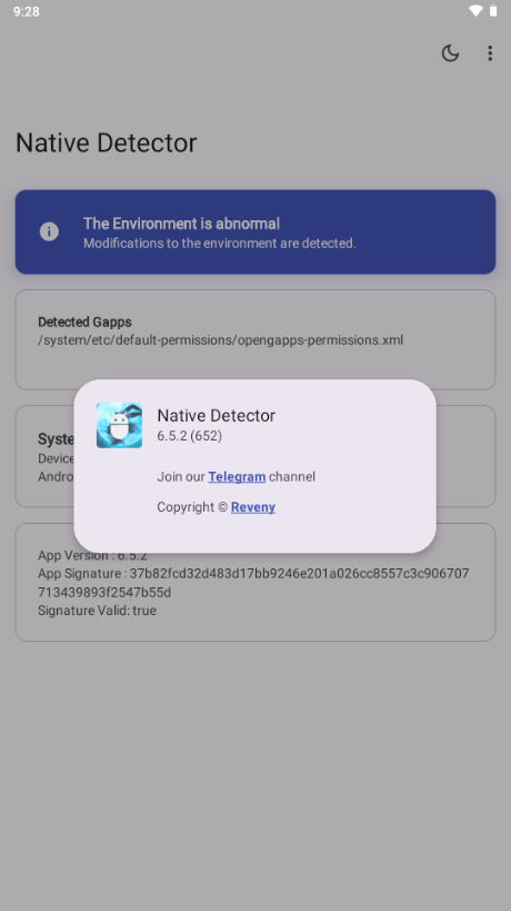 Native Detector