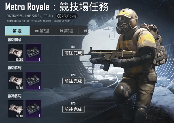 PUBG地铁逃生