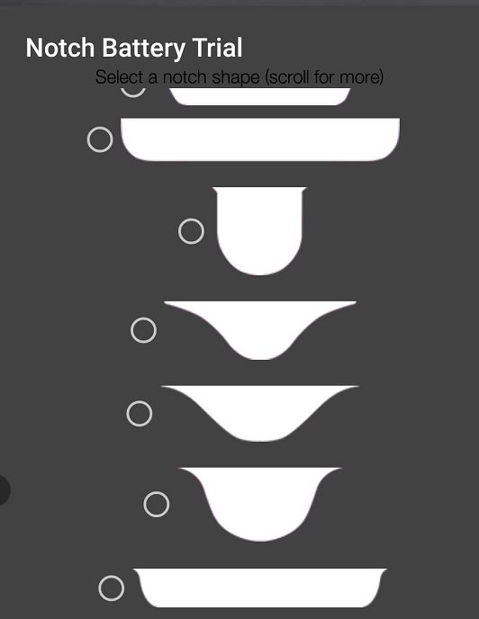Notch Battery Trial