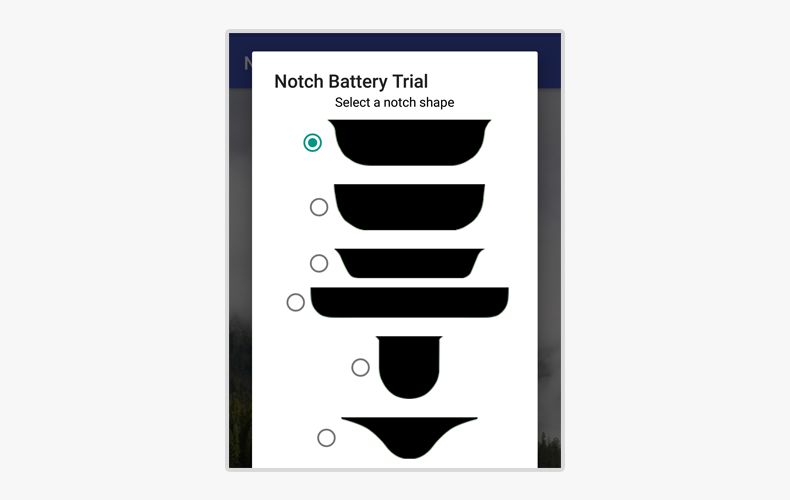 Notch Battery Trial