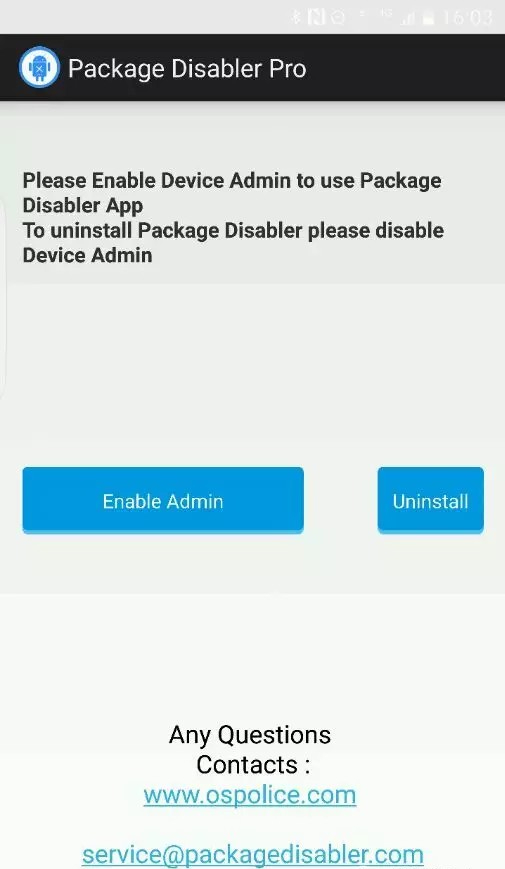Package Disabler Pro