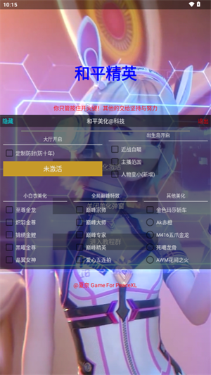和平精英夏奈定制美化截图2