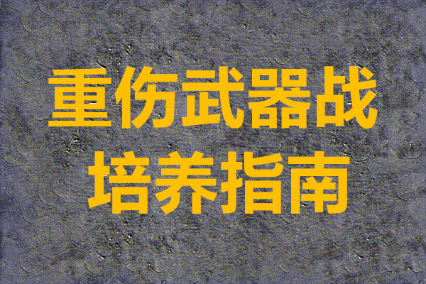 异世界勇者v8.2重伤武器战培养指南